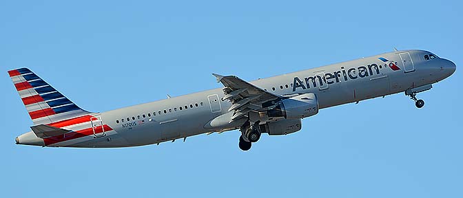American Airbus A321-211 N170US, Phoenix Sky Harbor, September 25, 2016